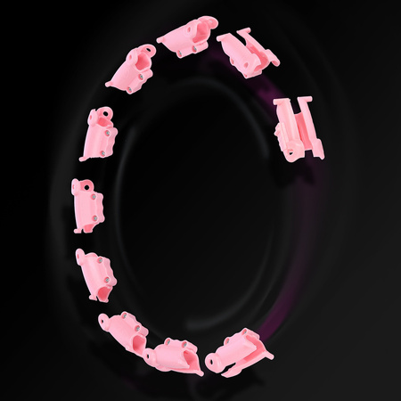 Hula Hop Z Wypustkami i Obciążnikiem Regulowane + Pas Wyszczuplający HMS