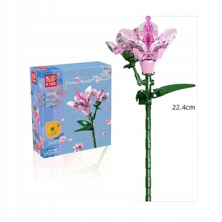 Klocki Konstrukcyjne Kwiat Różanecznik Rododendron 132 Elementy Mould King
