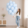 Balony Na Baby Shower Klasyczne Dziecięce Stópki Błękitne 13" Zestaw 50szt.