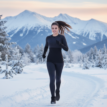 MERKAN Bielizna Odzież Termiczna Termoaktywna Damska Komplet