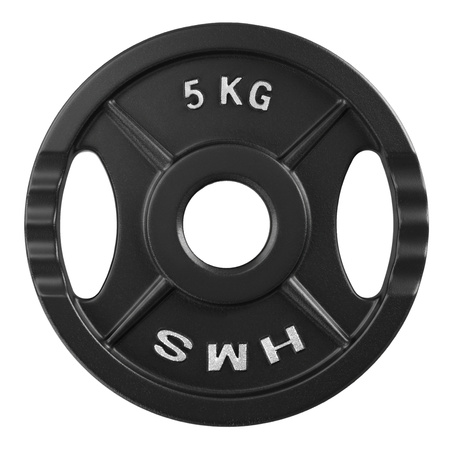 Talerze Olimpijskie Obciążenia Na Gryf Sztangę Do Ćwiczeń HMS Zestaw 2x5 kg