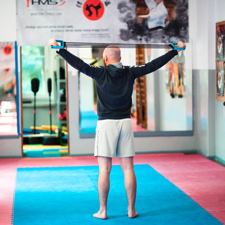 Ekspander Do Ćwiczeń Fitness Rozciągania 4 Naciągi HMS