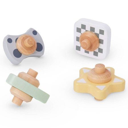 Duży Drewniany Kulodrom Zjeżdżalnia z Wirującymi Elementami MAMABRUM