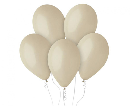 Balony Lateksowe Pastelowe Latte 12" 200 szt. Na Urodziny Wesele GEMAR