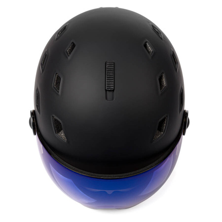 METEOR Kask Narciarski Snowboardowy Zimowy Regulowany Z Szybką
