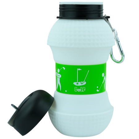 MERKAN Butelka Sportowa Bidon Składany W Kształcie Piłki Z Ustnikiem 550 ml