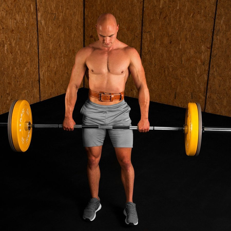 HMS Pas Kulturystyczny Skórzany Stabilizujący Na Siłownię Do Ćwiczeń Siłowych