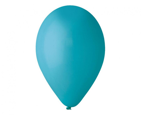 Balony Klasyczne Pastelowe Turkusowe Lateksowe Na Urodziny 12" 100 szt.