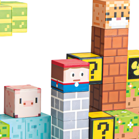 Klocki Magnetyczne Konstrukcyjne Zestaw 75 Elementów Edukacyjne Dla Dzieci