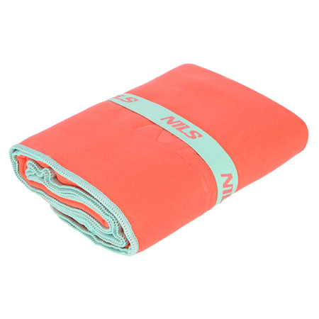 Duży Ręcznik Szybkoschnący Z Mikrofibry Plażowy 140x70 cm + Zawieszka NILS