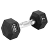 Hantle Ciężarki Gumowane Do Ćwiczeń Treningu Siłowego HEX PRO 2x7 kg HMS