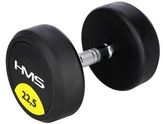 HMS Hantla Ciężarek Gumowany Chromowany 22,5 kg