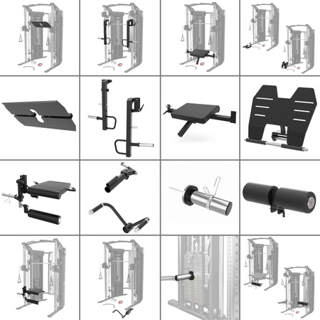 Atlas Wielofunkcyjny Suwnica Smitha Ze Stosem Do Ćwiczeń Siłowych Treningu