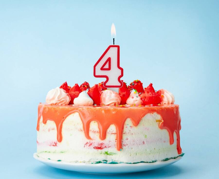 Świeczki Urodzinowe Dekoracyjne Na Tort Jubileusze 40 Urodziny GODAN