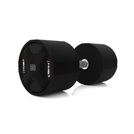 Ciężarek Hantla Poliuretanowa Do Ćwiczeń Treningu 50 kg HMS