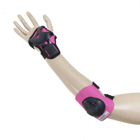 Kask Regulowany Orzeszek + Ochraniacze Zestaw Na Rolki Rower Hulajnogę NILS