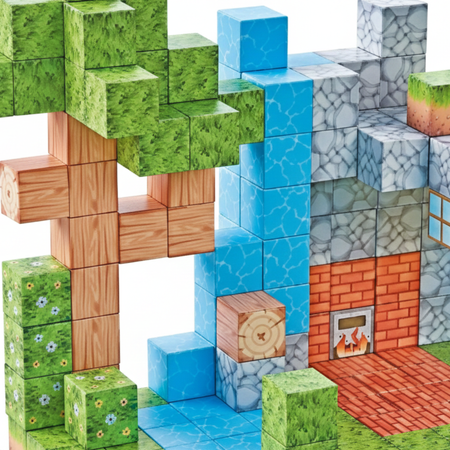 Klocki Magnetyczne Konstrukcyjne Zestaw 275 Elementów Edukacyjne Dla Dzieci