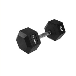 Hantla Hantelka Ciężarek Gumowany HEX PRO Do Ćwiczeń Treningu 25 kg HMS