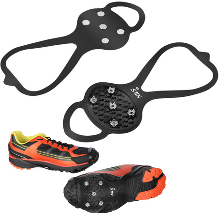 Nakładki Antypoślizgowe Turystyczne Na Buty Z Stalowymi Kolcami 5 Zębów
