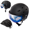 METEOR Kask Narciarski Snowboardowy Zimowy Regulowany Z Szybką