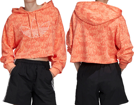 Bluza Damska Sportowa Z Kapturem Bawełniana ADIDAS