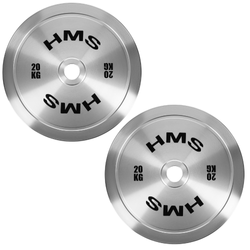 Talerz Obciążenie Olimpijskie Na Gryf Sztangę Chromowana Stal HMS 2x20 kg