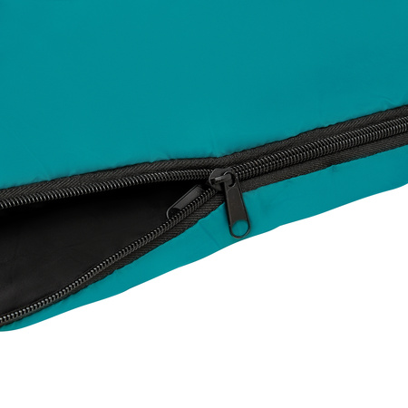 Dwuosobowa Mata Samopompująca Z Poduszką 186x130 cm + Śpiwór Turystyczny Podwójny Pod Namiot 220x150 cm NILS