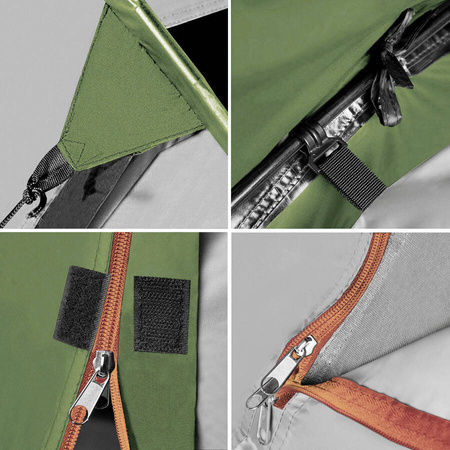 Namiot Turystyczny Ogrodowy 3 Osobowy Filtr UV + Pokrowiec Nils Camp