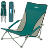 NILS Leżak Plażowy Ogrodowy Składany Fotel Turystyczny + Pokrowiec