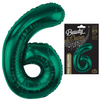 Balon Foliowy Na Urodziny Dekoracja Rocznica Duży GODAN 85 cm Cyfra 6