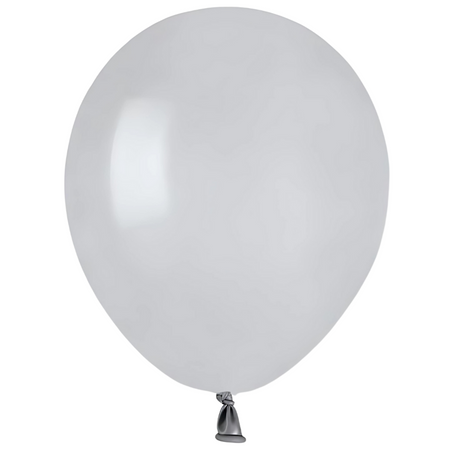 Balony Szare Klasyczne Pastelowe Na Przyjęcie Urodziny GEMAR 13 cm 100 szt
