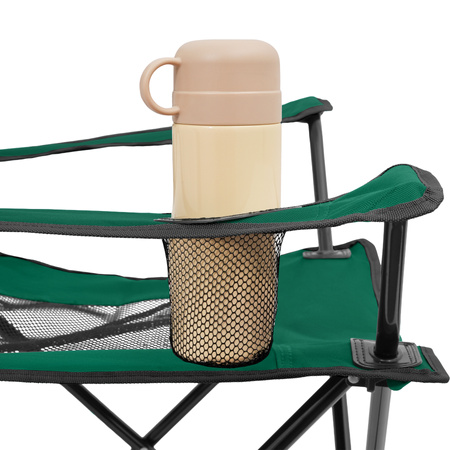 Krzesło Turystyczne Składane Kempingowe Plażowe Ogrodowe + Pokrowiec NILS