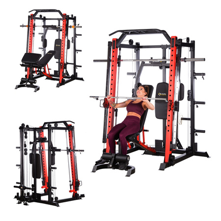 HMS Wielofunkcyjny Atlas Suwnica Smitha + Ławka Do Ćwiczeń