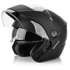 Kask Motocyklowy Z Blendą Przeciwsłoneczną Otwarty Czarny METEOR