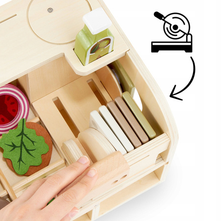 Drewniany Bar Kanapkowy Sklep Z Przekąskami Restauracja MAMABRUM