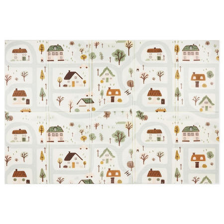 Mata Edukacyjna Piankowa Dwustronna Składana Dla Dzieci Niemowląt 180x120cm