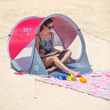 NILS Namiot Plażowy Samorozkładający Wodoodporny