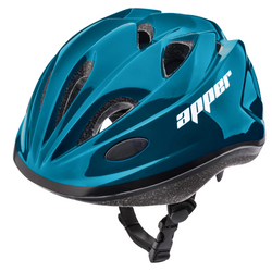 Kask Rowerowy Regulowany Dziecięcy Niebieski Otwory Wentylacyjne METEOR