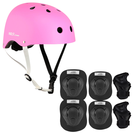 Kask Na Rolki Rower Hulajnogę Regulowany Dla Dzieci Orzeszek + Ochraniacze