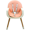 MERKAN Krzesełko Stalowe Fotelik Do Karmienia Z Blatem 3w1 Dla Dziecka
