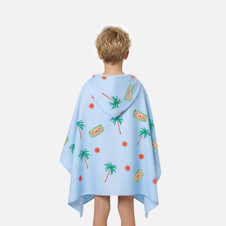 Ręcznik Plażowy Szybkoschnący Z Mikrofibry Z Kapturem 175 x 70 cm SPOKEY