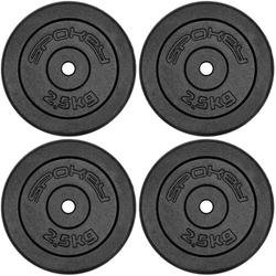 Zestaw Talerzy Obciążenia Żeliwne Na Sztangę 4x 2.5 kg SPOKEY