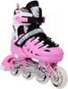 Łyżwy Rolki Regulowane Dziecięce Hokejowe 4w1 Łyżworolki Wrotki Kółka Kauczukowe	