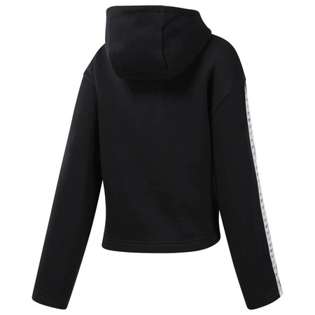 Bluza Z Kapturem Oversize Szeroki Rękaw Damska Bawełniana Czarna REEBOK