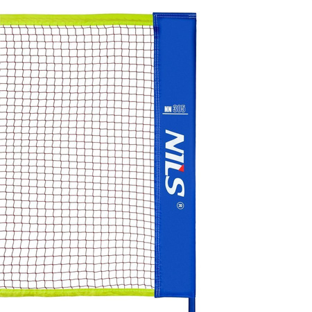Siatka Do Badmintona + Stelaż Do Gry Rekreacyjnej 305 cm W Pokrowcu NILS