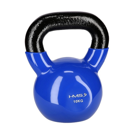 Kettlebell Hantla Żeliwna Pokryta Winylem Do Ćwiczeń Treningu Siłowego 10kg