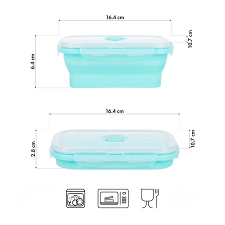 Śniadaniówka Lunchbox Pojemnik Na Jedzenie Dla Dziecka Do Szkoły 500 ml NILS