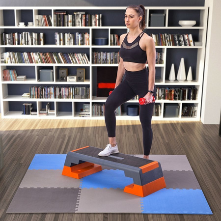 Mata Puzzle Pod Sprzęt Do Ćwiczeń Fitness Ochronna Uniwersalna 60x60cm 9el.