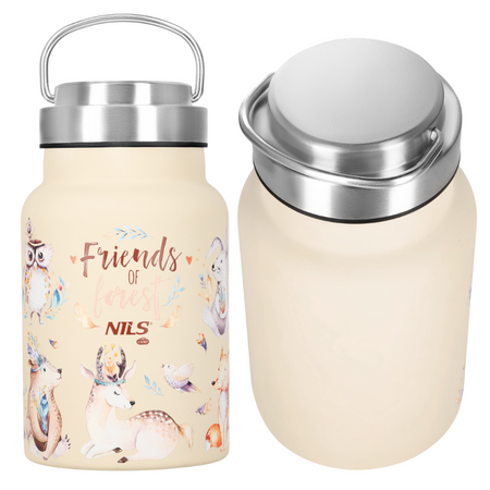 Butelka Turystyczna Na Zimne Napoje Szkolna Dla Dziecka 520 ml NILS