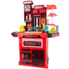 Duża Kuchnia Dla Dzieci Garnki Sztućce + Akcesoria Spożywcze 77 Elementów